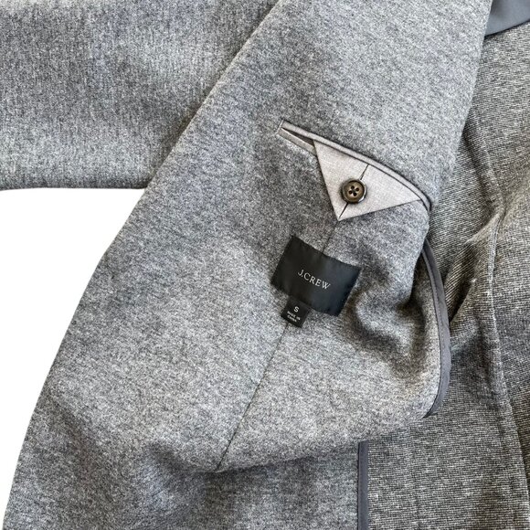 π΄οΈ J.Crew Menβs Slim Fit Grey Wool Blend Knit Blazer SZ S | Classic Casual - Picture 6 of 8